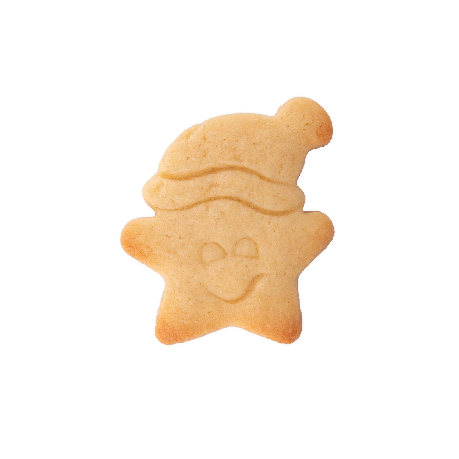 ST - 217348 - Städter 'Präge - Ausstecher Stern mit Mütze, Edelstahl, 6,5cm'