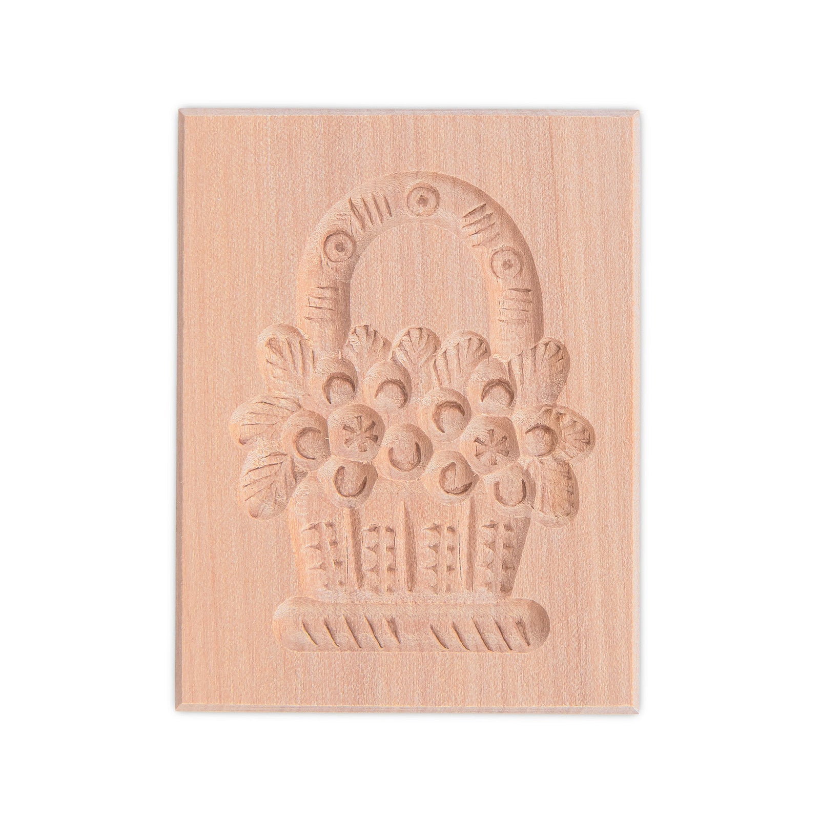 ST - 841178 - Städter 'Springerle Model - Blumenkorb - 5,5 x 7 cm'