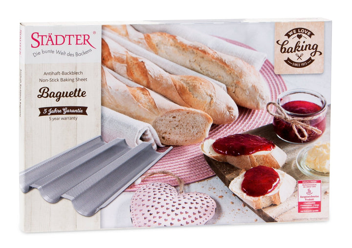 Städter 'we love baking Baguette 37 x 24 cm / H 2,5 cm'-ST-661134