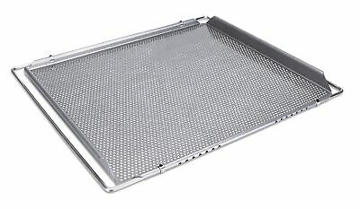 ST - 661141 - Städter 'WE - LOVE - BAKING - Herdbackblech 40 x 35 cm Silber mit Spezial - Lochung'