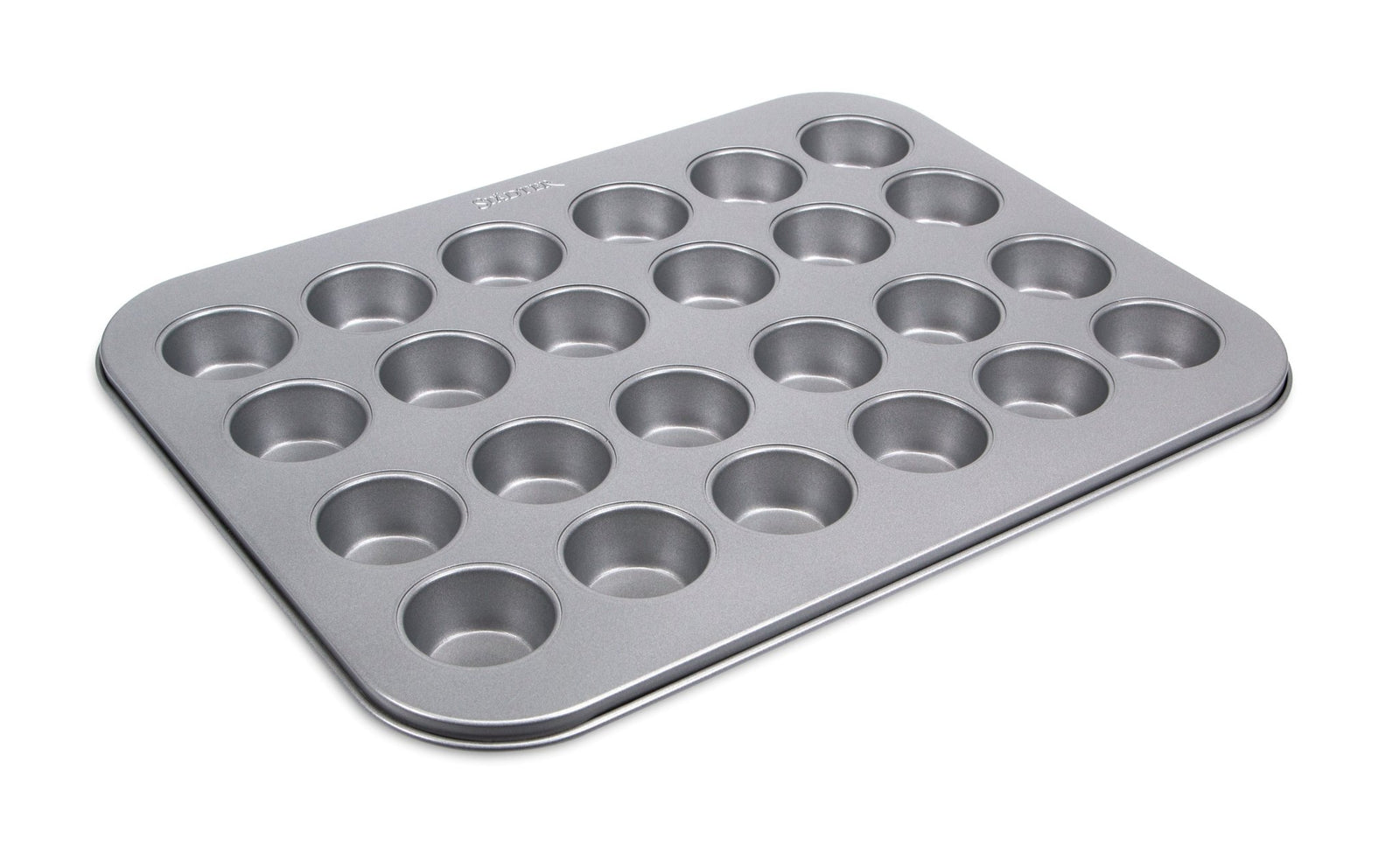 ST - 661127 - Städter 'WE - LOVE - BAKING Mini - Muffin 35 x 27 cm Silber'