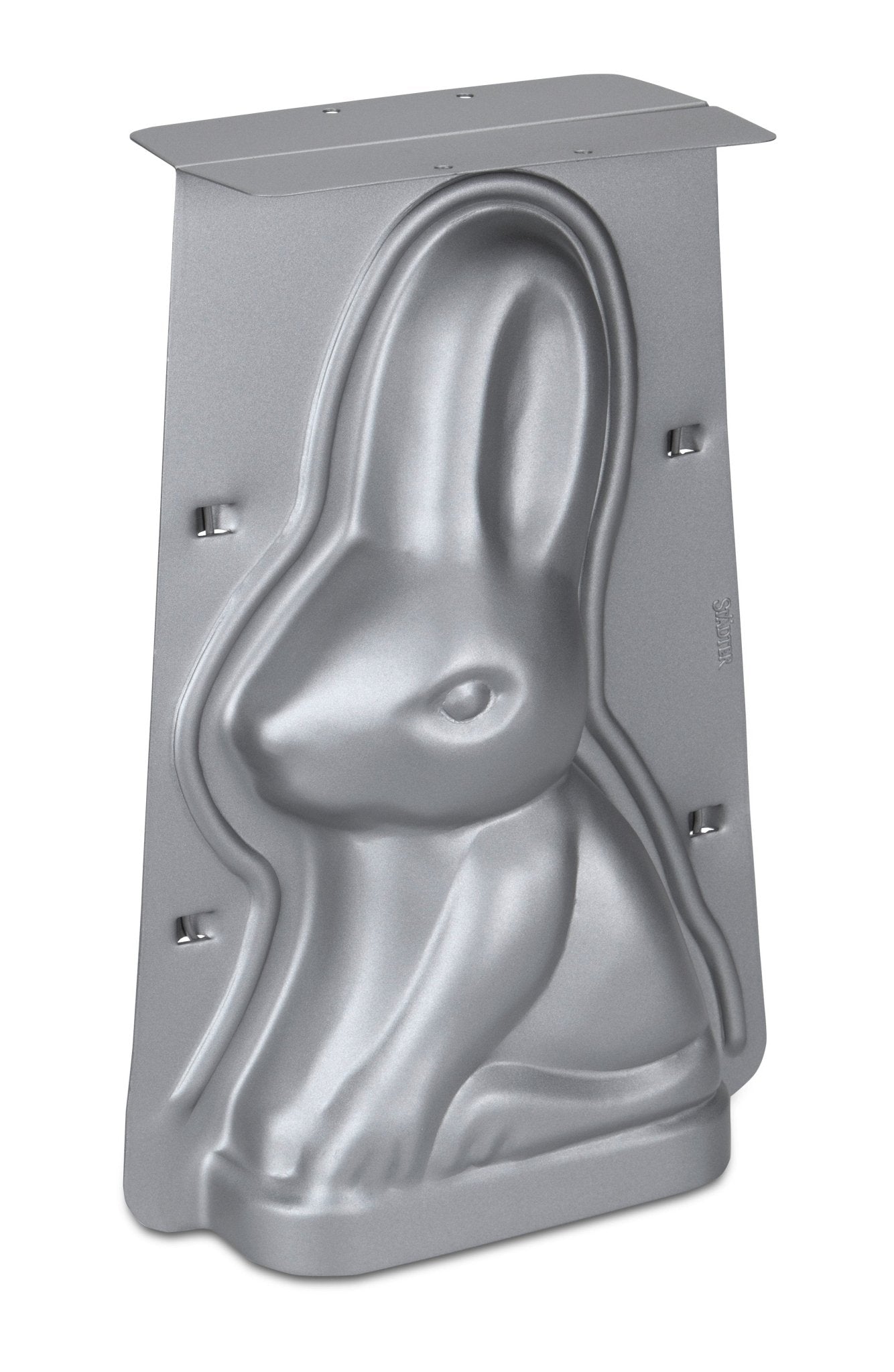 ST - 661745 - Städter 'we love baking Osterhase 18 x 26 x 8 cm Silber'
