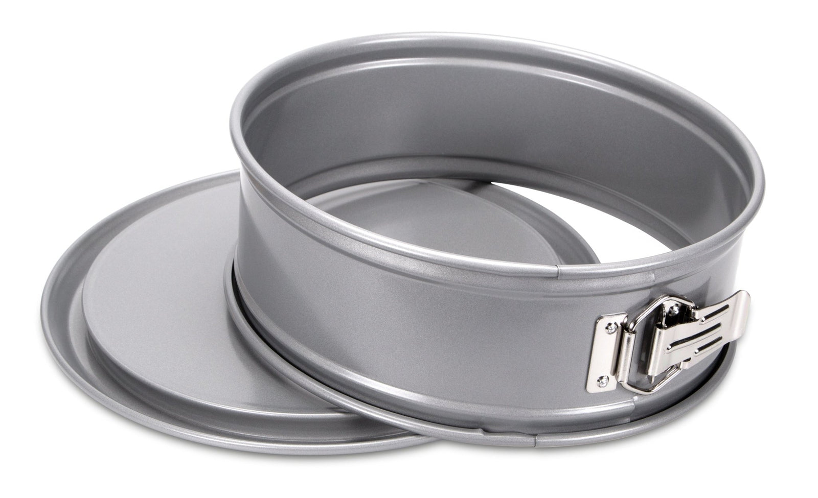 ST - 661301 - Städter 'WE - LOVE - BAKING - Springform ø 20 cm / H 7 cm Silber mit Flachboden'