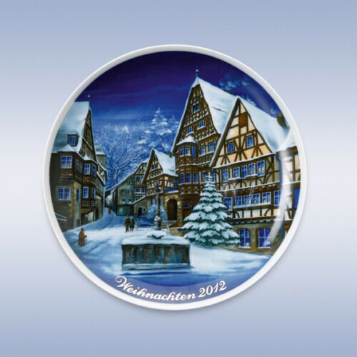 Tettau - Weihnachtsteller 'Jahresteller 2012 - Miltenberg am Main - 19 cm Coup'-004-102256
