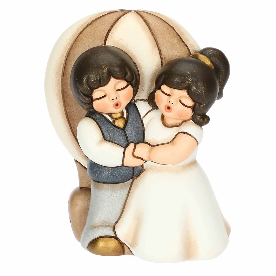 THUN 'Brautpaar im Heißluftballon aus Keramik, groß'-F3343H90B