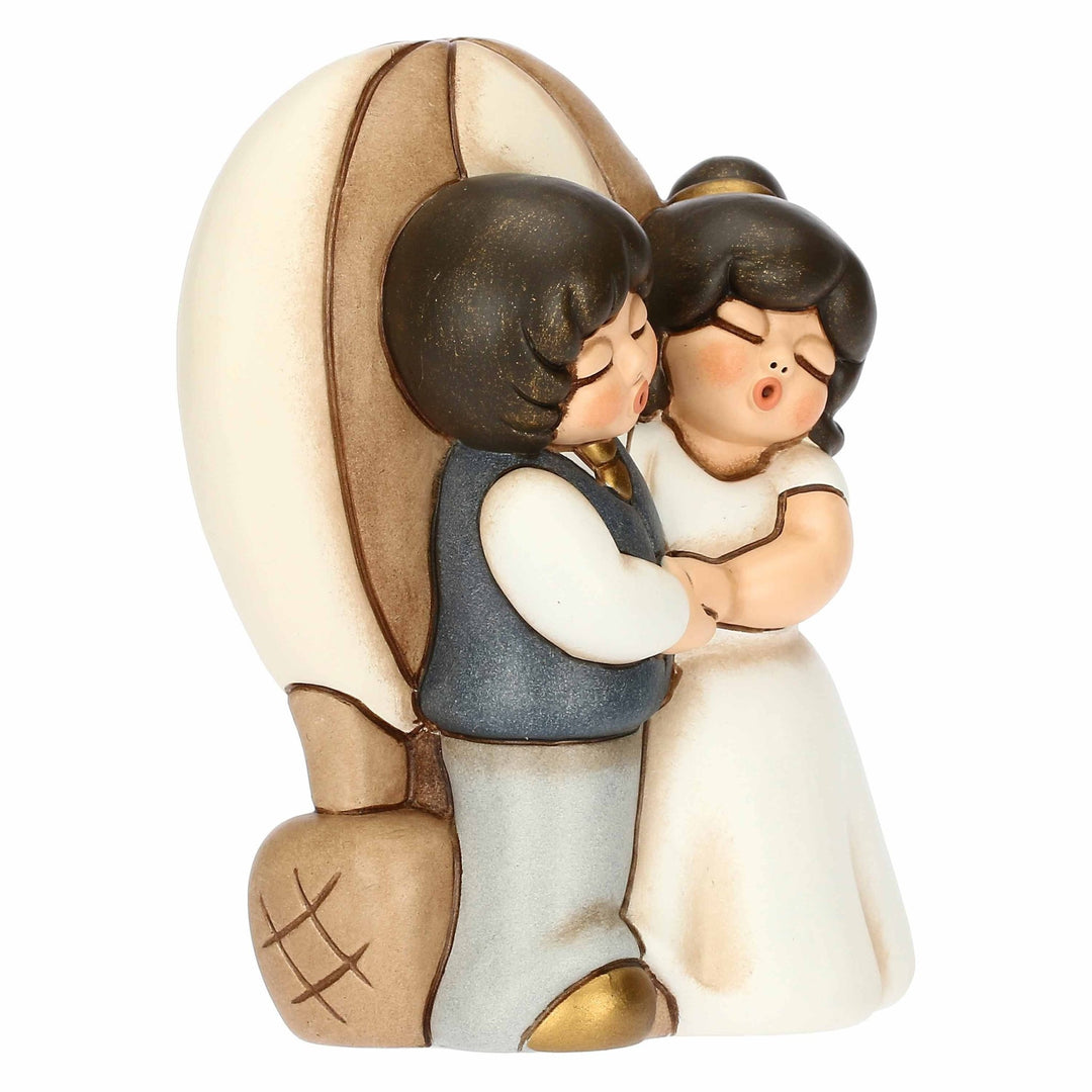 THUN 'Brautpaar im Heißluftballon aus Keramik, groß'-F3343H90B
