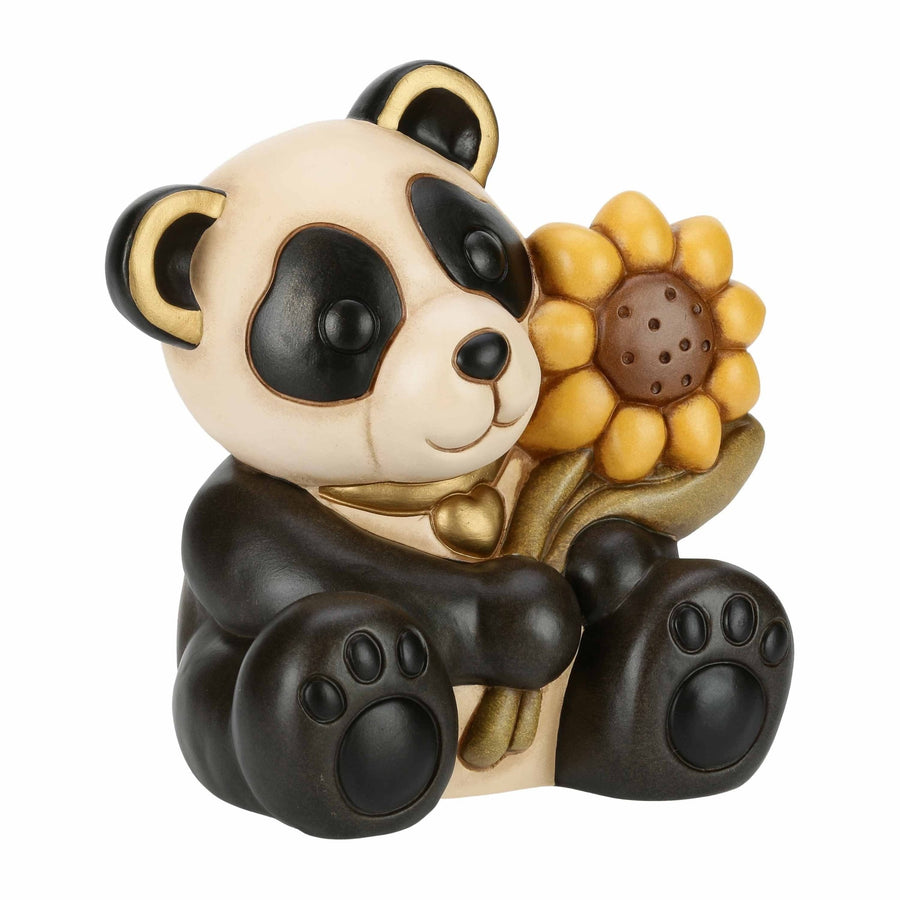 THUN Casa - Tiere 'Panda mit Sonnenblume - Höhe: 21 cm'-F2280B78
