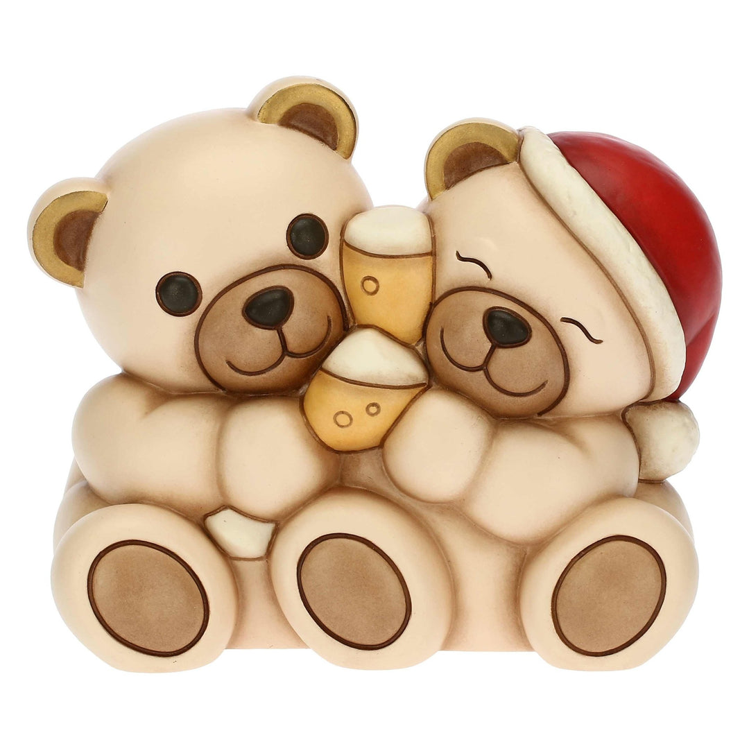 THUN Christmas decorations and figurines 'Teddypaar beim Anstoßen' 2022-F3225A82