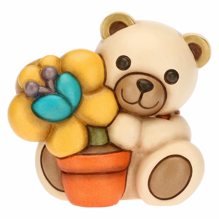 THUN Figur 'Teddy Frühling mit Blumenvase, klein' 2023-F3266H90
