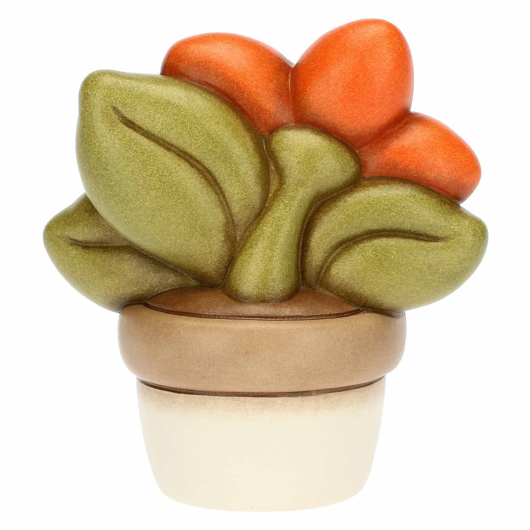 THUN Figur 'Vase mit Pflanze orange, mittel' 2023-C3049H90