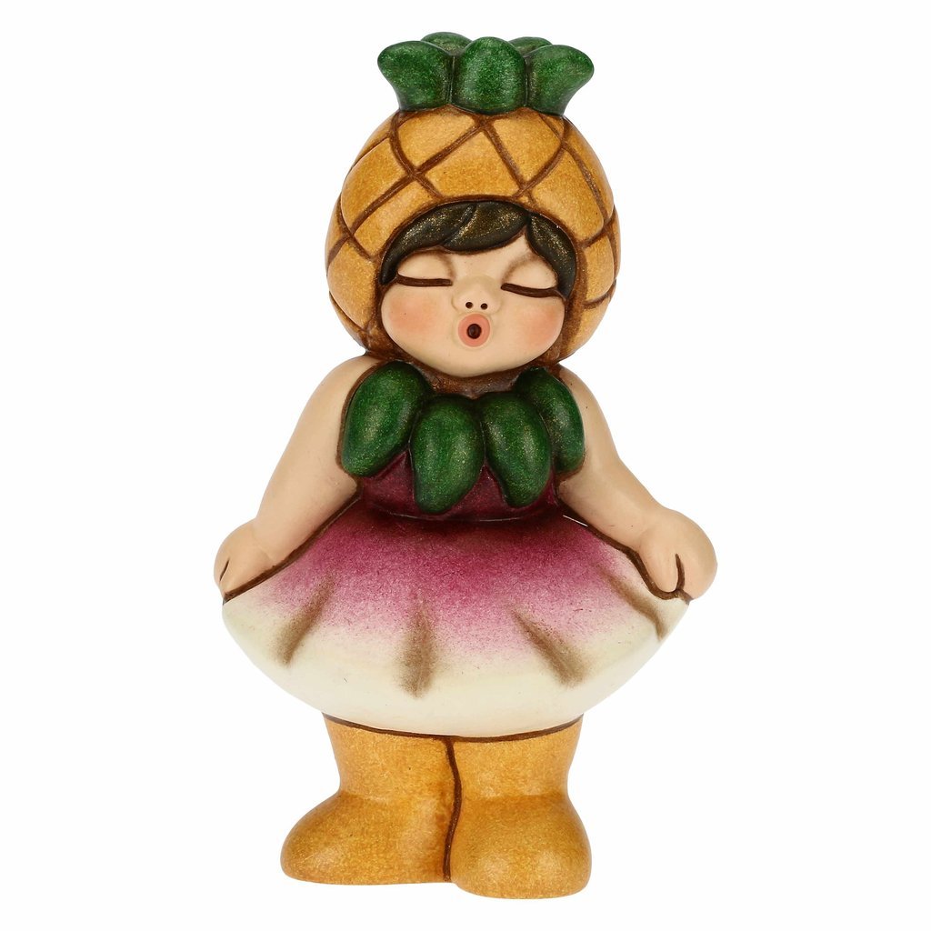 F2809H90 - THUN I CLASSICI - TEDDY GOLOSO 'KIND SIE ANANAS 4,3x3,8x8,3 h cm'