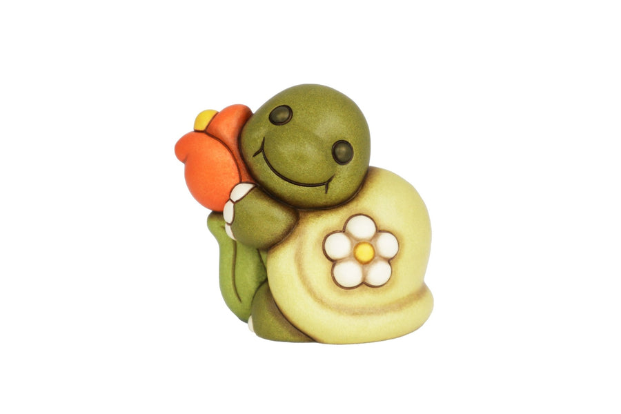 THUN 'Schildkröte Betta mit Tulpe aus Keramik' 2023-F3325H90