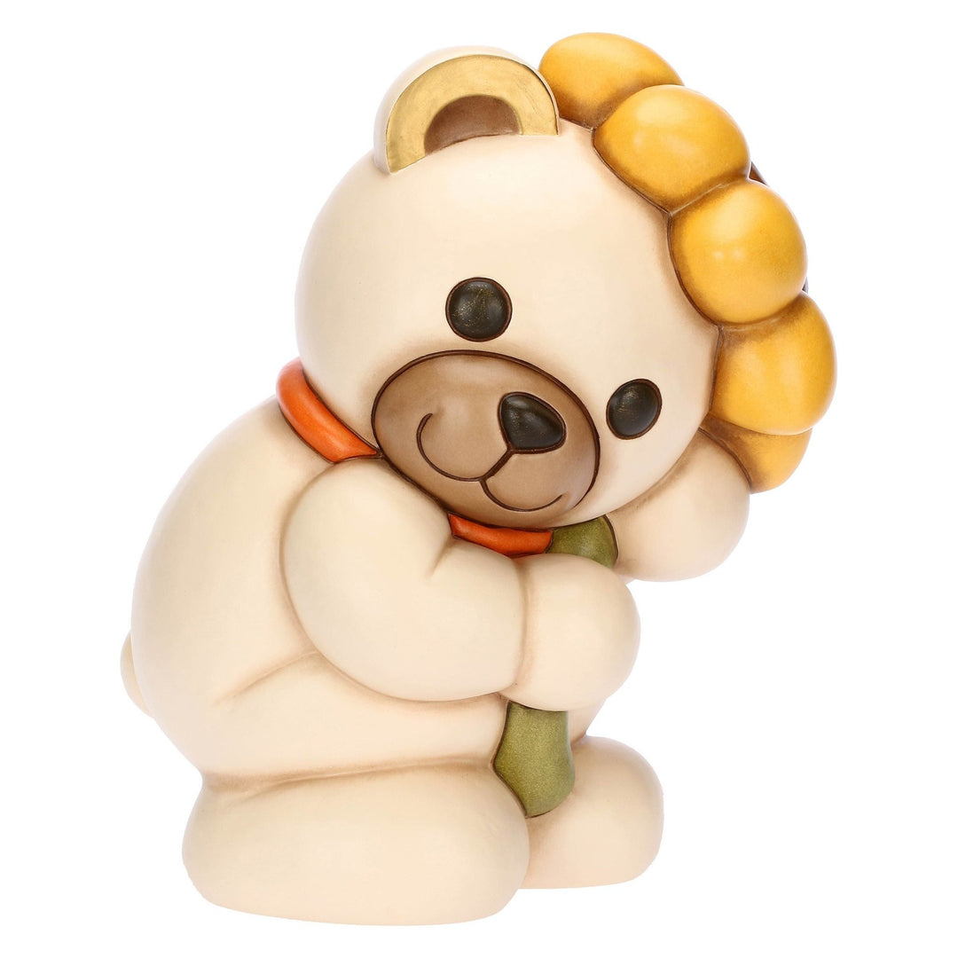 THUN 'Teddy mit Sonnenblume aus Keramik Primavera da vivere, groß'-F3353H90