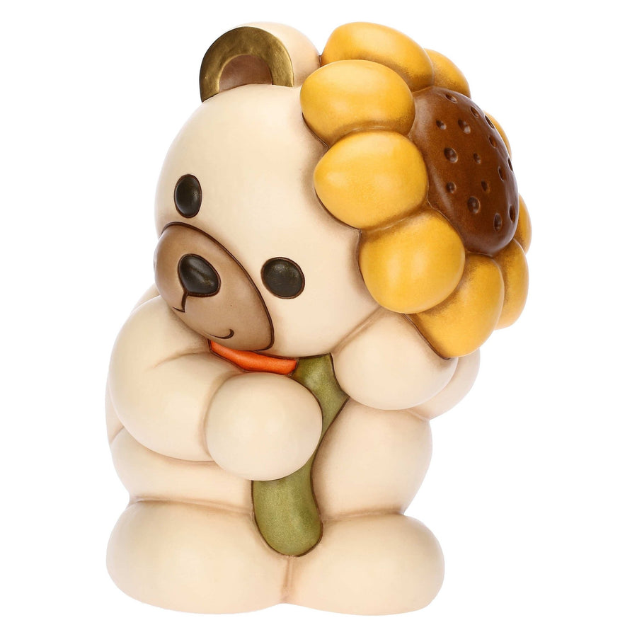 THUN 'Teddy mit Sonnenblume aus Keramik Primavera da vivere, groß'-F3353H90