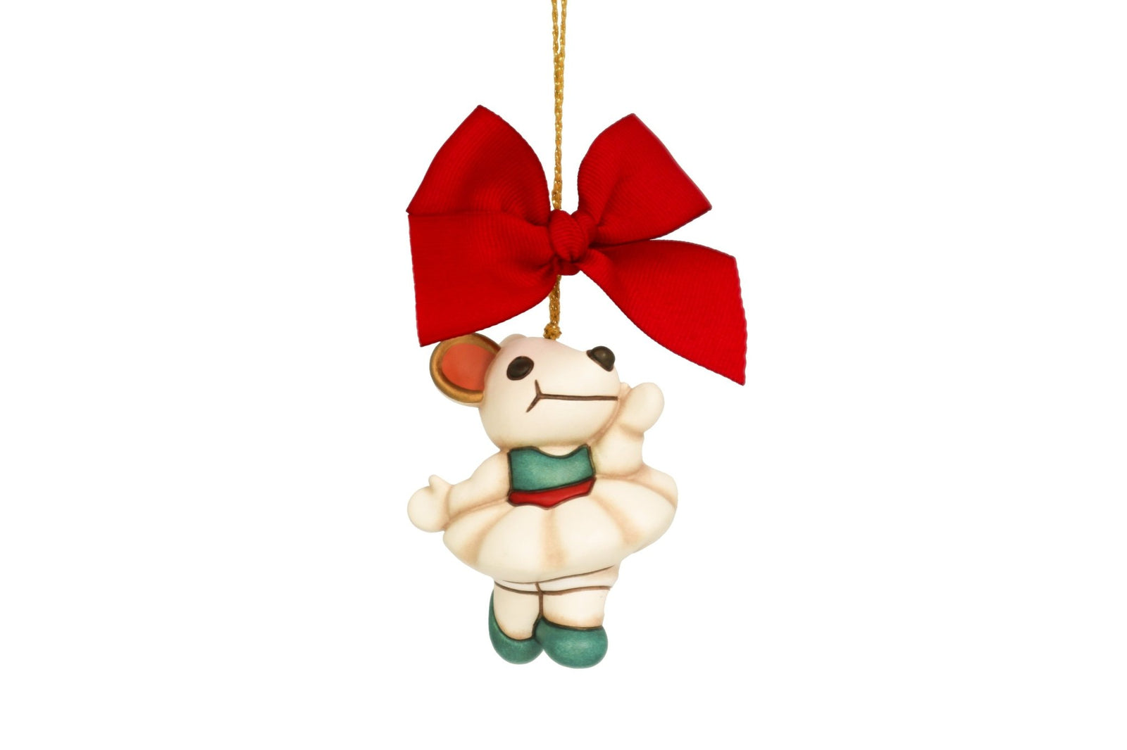 S3333A82 - THUN 'Weihnachtsschmuck Topina Ballerina weiß Bosco Magico' 2023