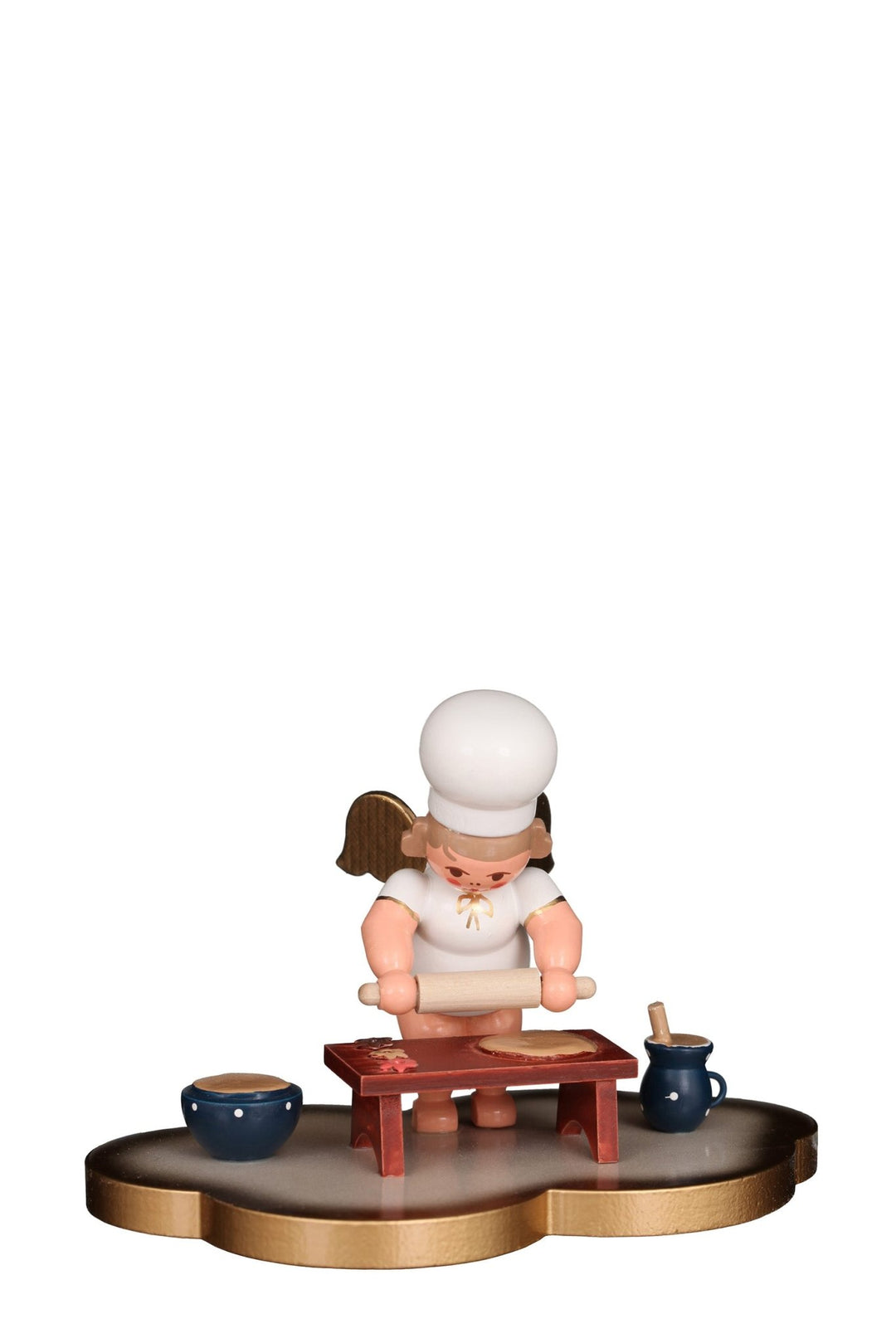 ULB-31515 - Ulbricht Miniaturen 'Bäckerengel auf Wolke - 7cm' - 