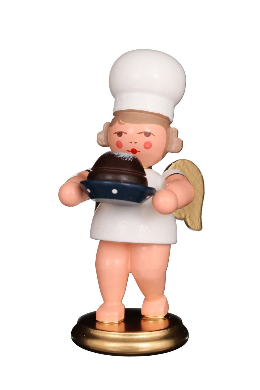 ULB - 31263 - Ulbricht Miniaturen 'Bäckerengel mit Napfkuchen - 7.5cm'