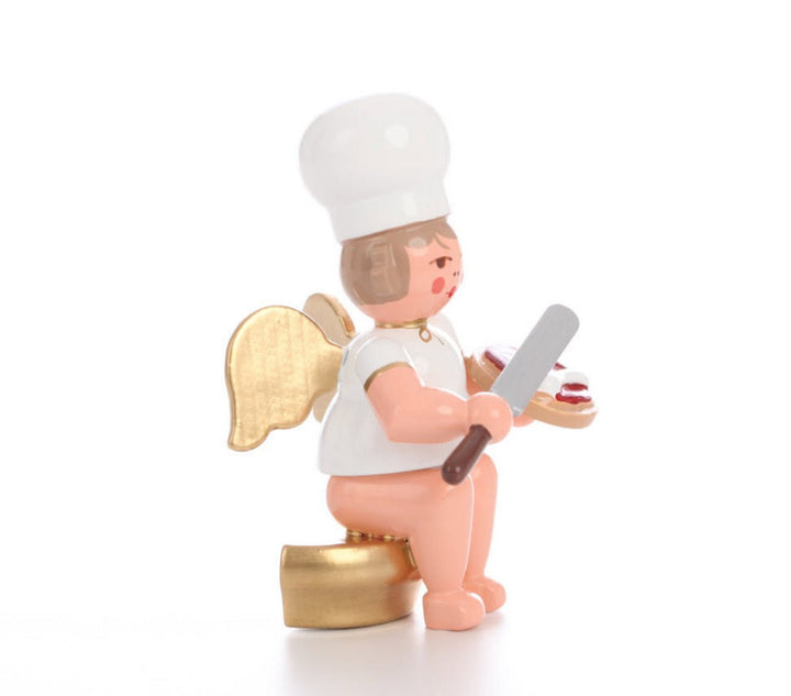 Ulbricht Miniaturen 'Bäckerengel sitzend mit Palette - 7cm' 2012-ULB-31240