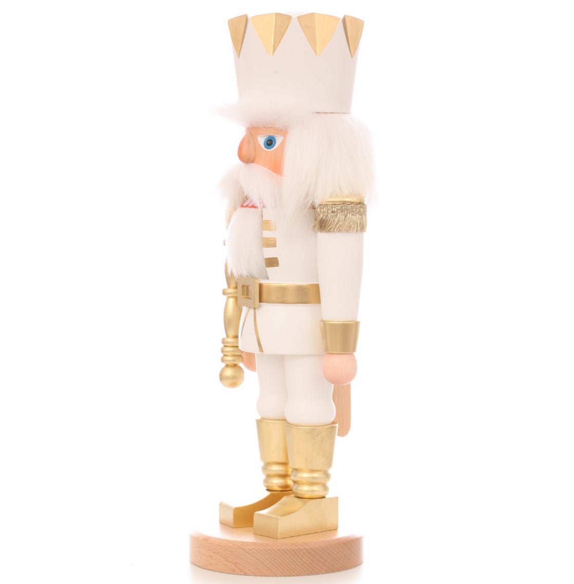 ULB-32826 - Ulbricht Nussknacker 'König weiß/gold - 42cm' 2023