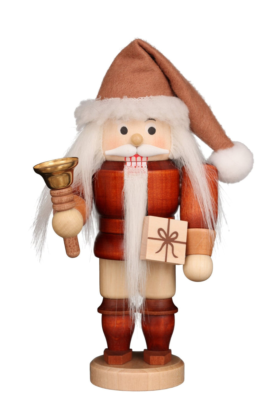 Ulbricht Nussknacker 'Weihnachtsmann mit Glocke natur - 15.5cm' 2023-ULB-32731