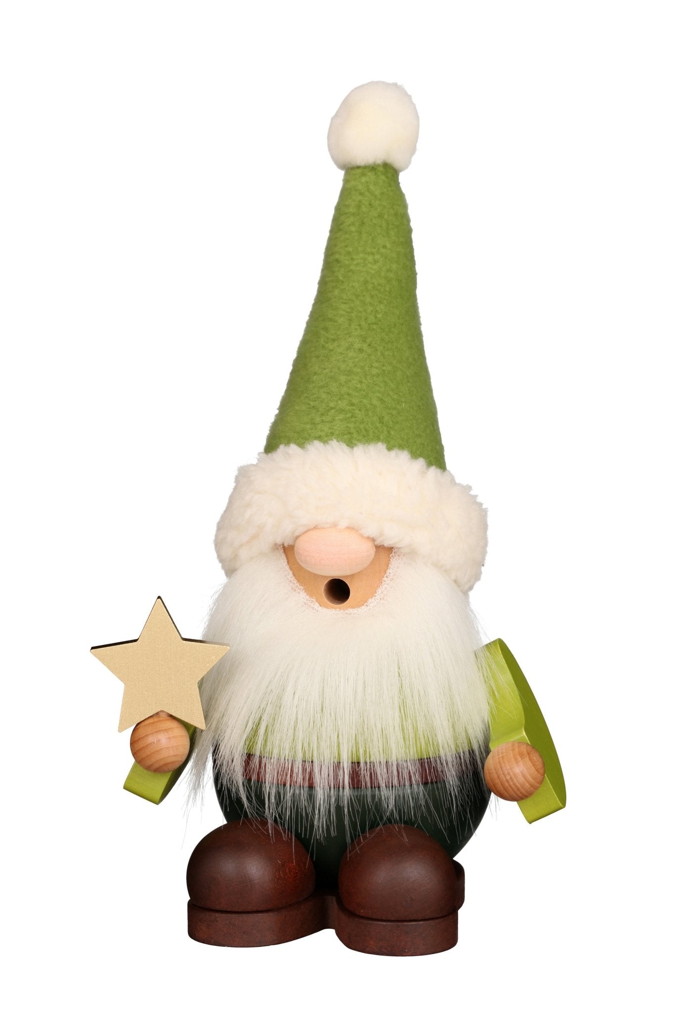 ULB - 010402 - Ulbricht Räuchermann 'Kugelzwerg grün - 25cm' 2023