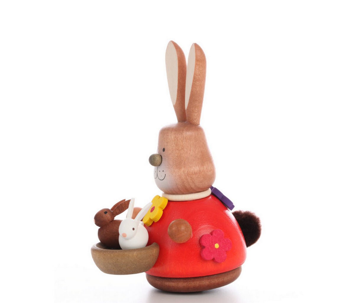 ULB - 150318 - Ulbricht Wackelmännchen 'Wackelhase mit Babys - 9.8cm' 2014