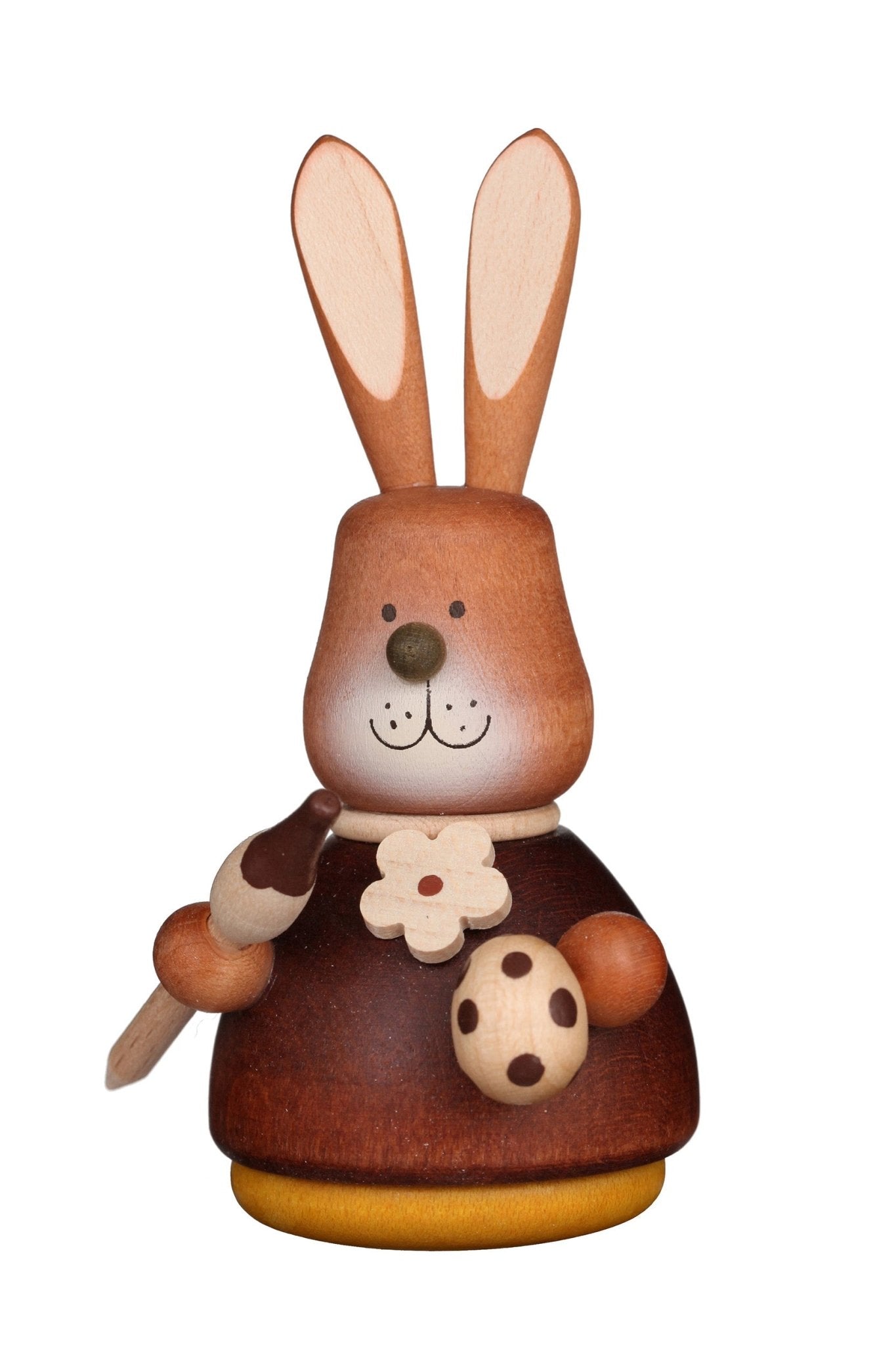 ULB - 150108 - Ulbricht Wackelmännchen - Wackelhase mit Pinsel natur - 9.8cm