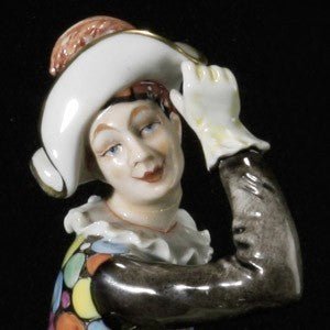 Unterweissbach Porzellan - Harlequin Figuren-9834-BUNT