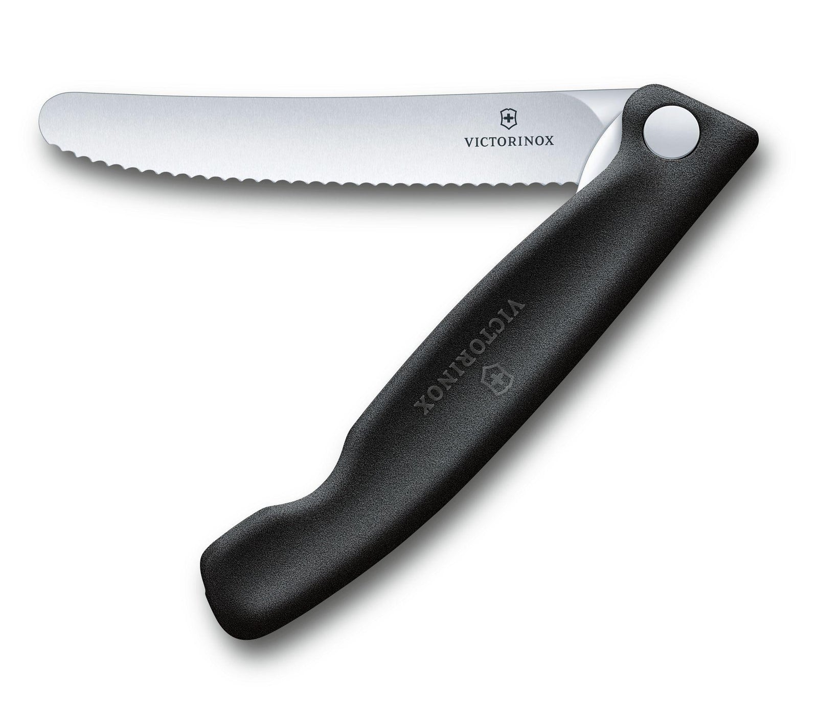 VX6.7833.FB - Victorinox - 'Swiss Classic Faltbares Gemüsemesser, Wellenschliff, schwarz'