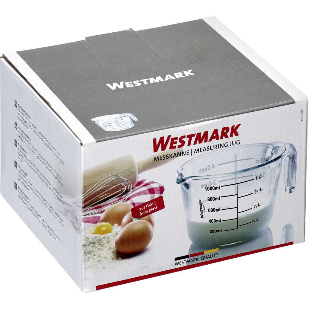 Westmark 'Messkanne Borosilikatglas 1L' – AutAll & Victoria's Laden
