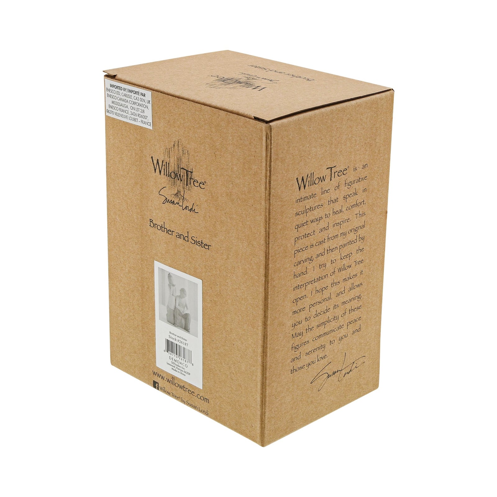 WT - 26187 - Willow Tree Figur 'Brother and Sister - Bruder und Schwester 14cm'