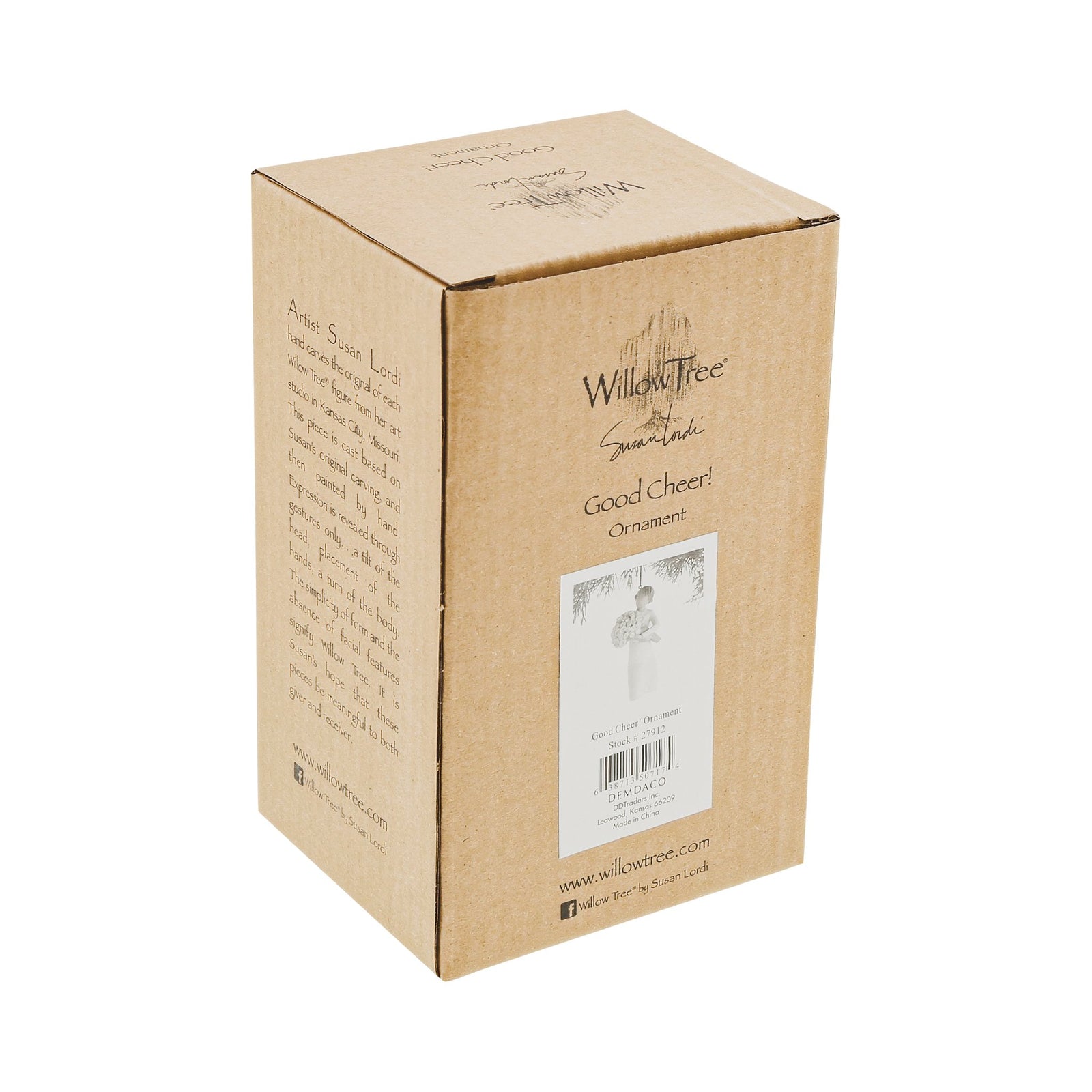 WT - 27912 - Willow Tree Figur 'Good Cheer! - Auf Wiedersehen! Ornament - 11cm'