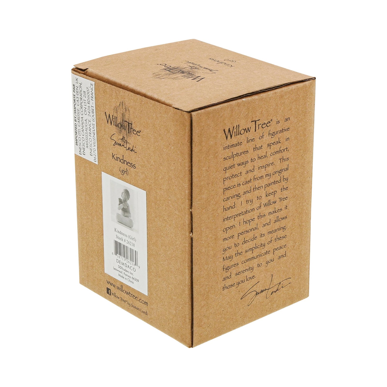 WT - 26218 - Willow Tree Figur 'Kindness (girl) - Herzlichkeit Mädchen 7,5cm'