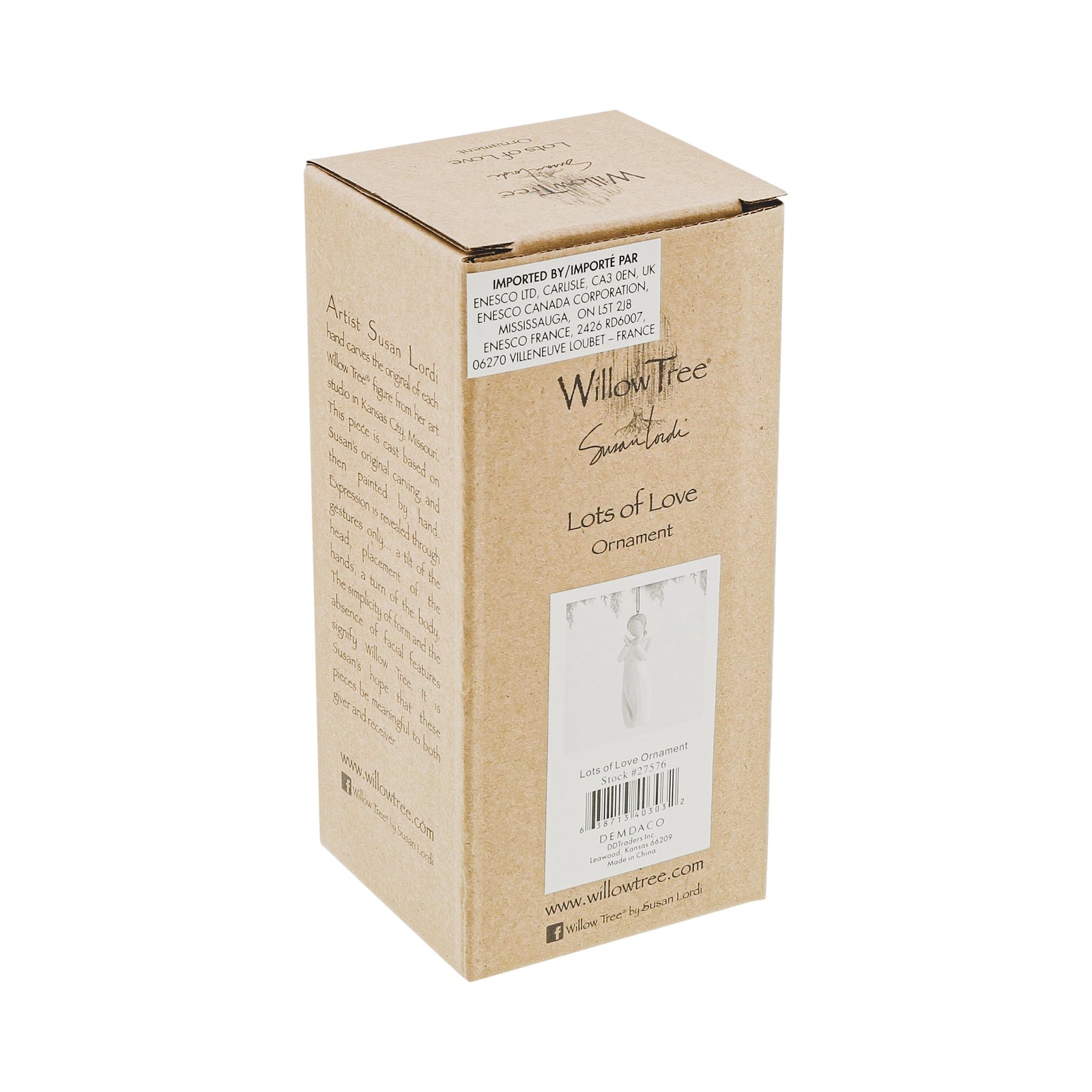 WT - 27576 - Willow Tree Figur 'Lots of Love - Viel Liebe Ornament - 11cm'