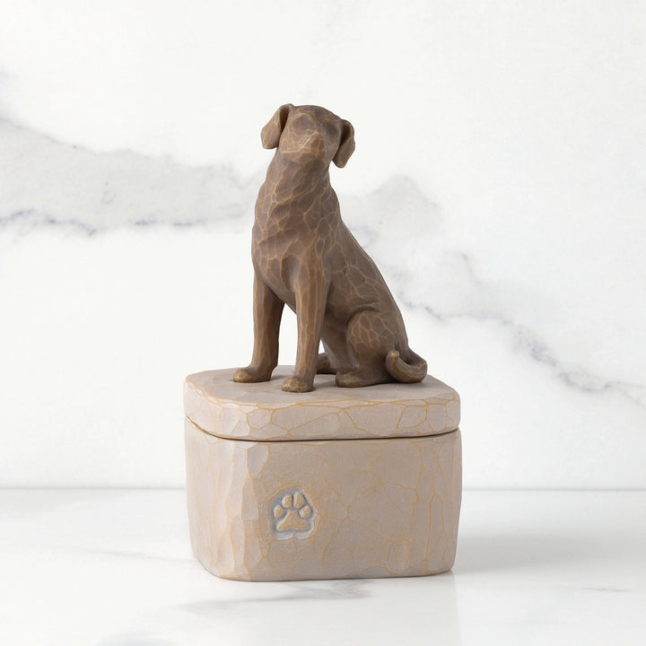 Willow Tree Figur 'Love my Dog (Dark) Box - Liebe meinen Hund h 12.7cm' 2023-WT-28177