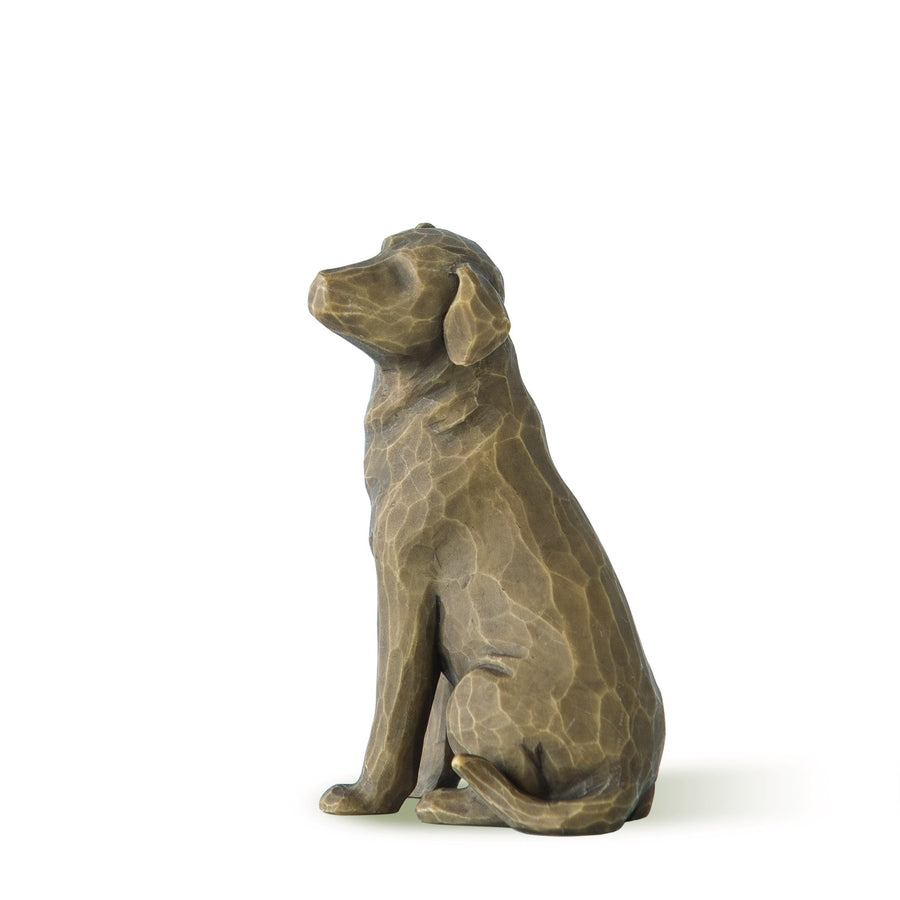 Willow Tree Figur 'Love my Dog (dark) - Ich liebe meinen Hund 8,5cm'-WT-27683