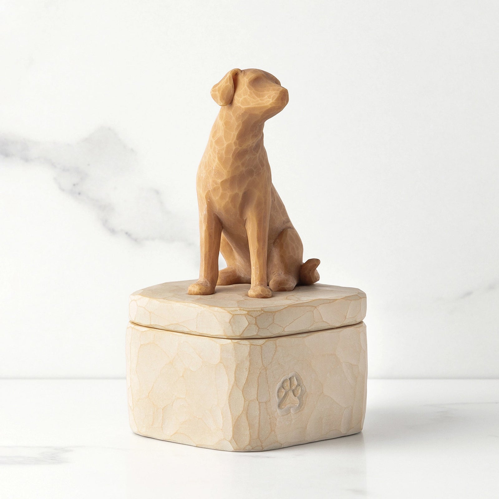 WT - 28176 - Willow Tree Figur 'Love my Dog (Golden) Box - Liebe meinen Hund h 12.7cm' 2023