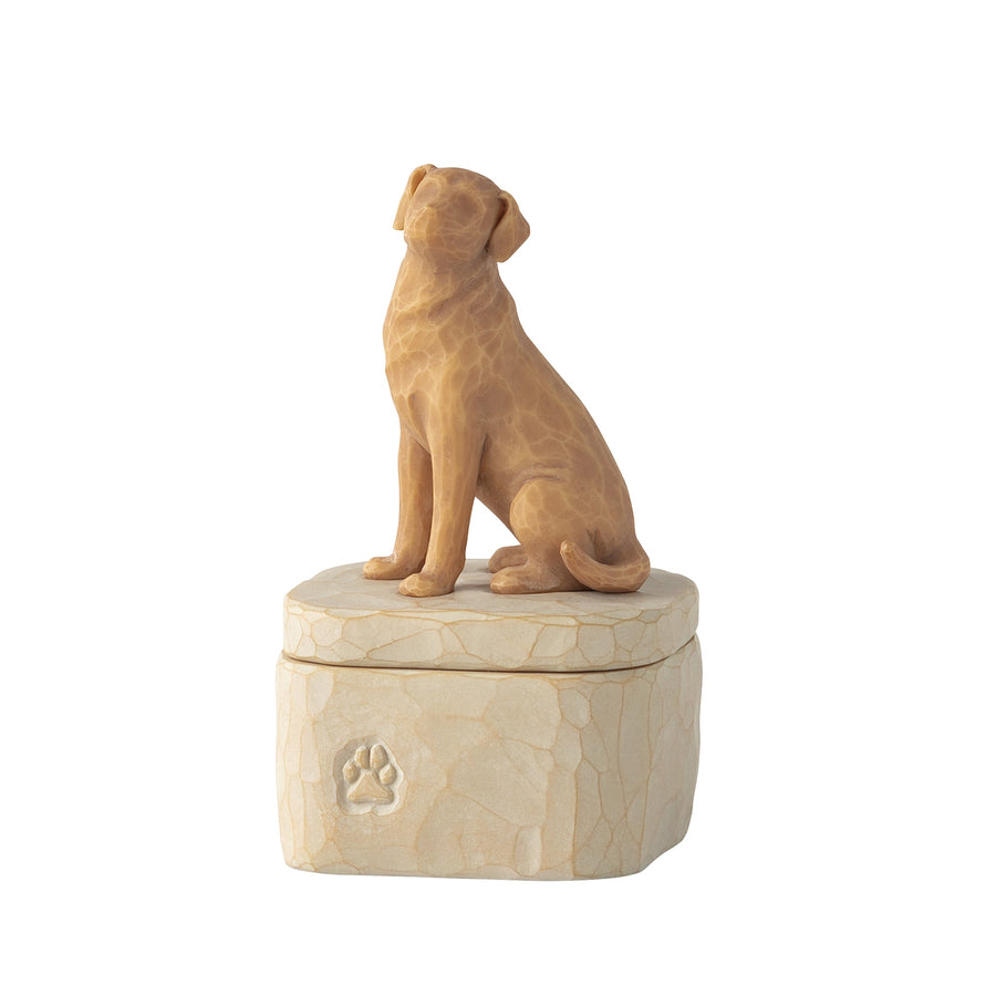 Willow Tree Figur 'Love my Dog (Golden) Box - Liebe meinen Hund h 12.7cm' 2023-WT-28176