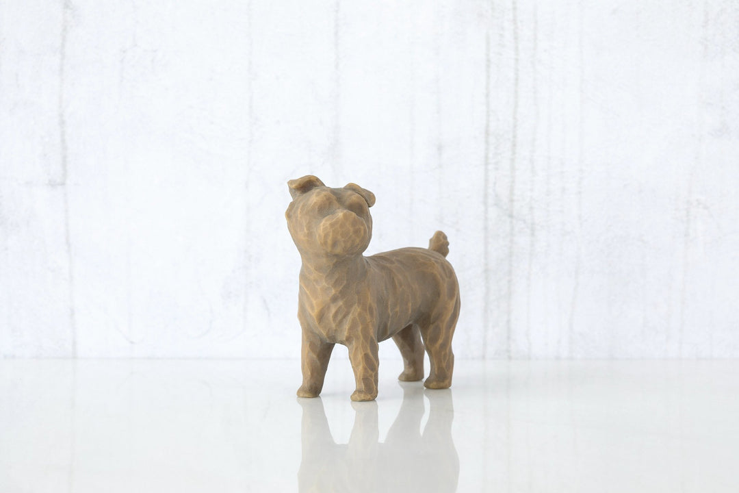 Willow Tree Figur 'Love my Dog (small, standing) - Liebe meinen Hund (klein, stehend) 5cm'-WT-27791