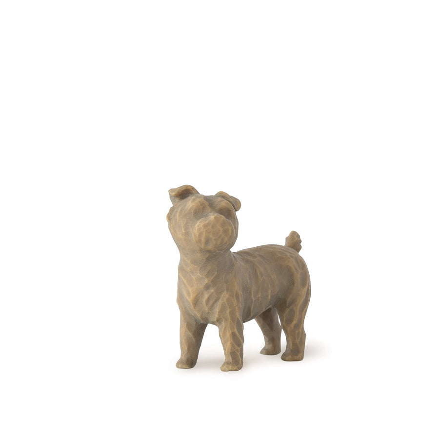 Willow Tree Figur 'Love my Dog (small, standing) - Liebe meinen Hund (klein, stehend) 5cm'-WT-27791
