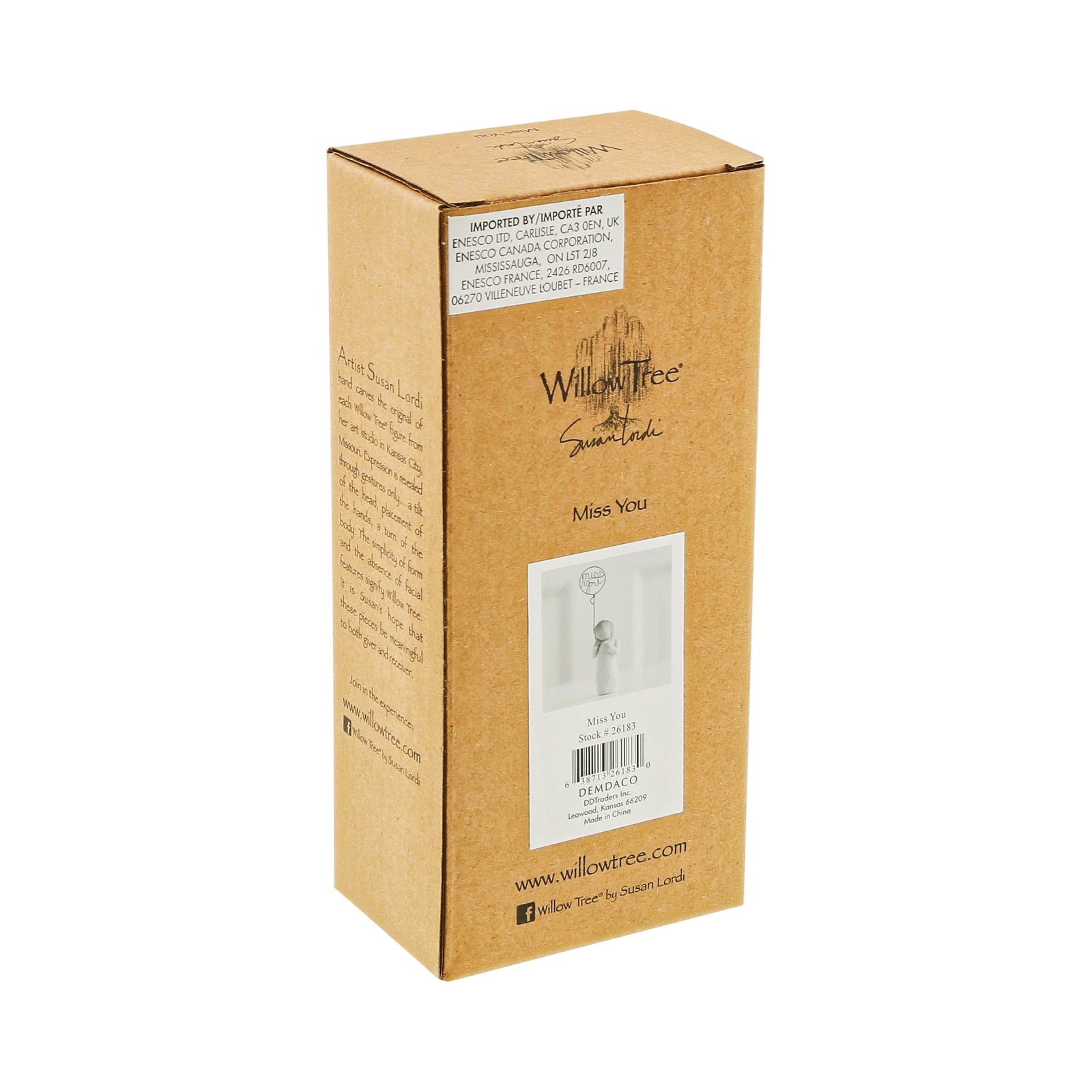 WT - 26183 - Willow Tree Figur 'Miss You - Vermisse Dich 14cm'