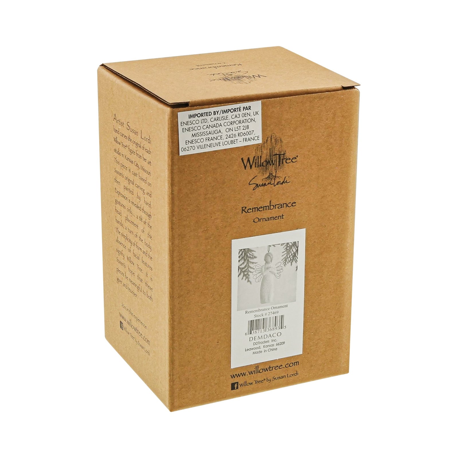 WT - 27469 - Willow Tree Figur 'Remembrance - Gedenken Ornament - 11,5cm'