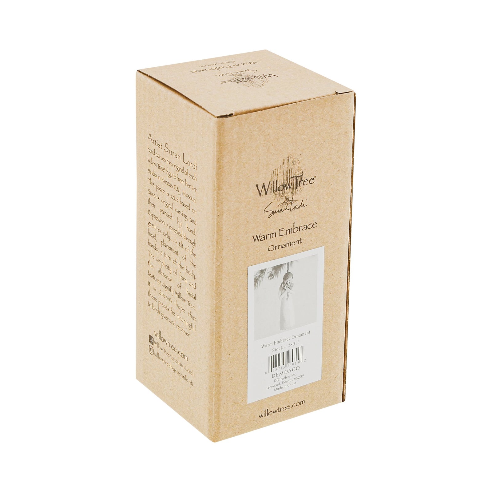 WT - 28015 - Willow Tree Figur 'Warm Embrace Ornament - Warme Umarmung Ornament 11cm'