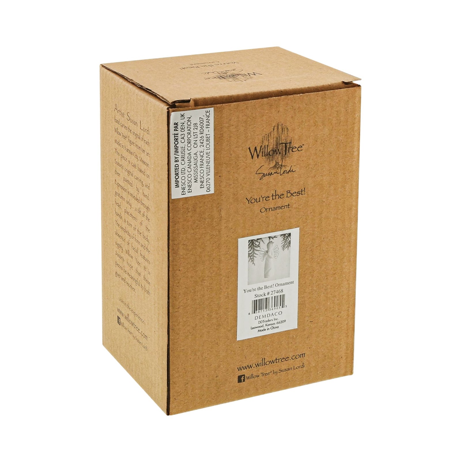 WT - 27468 - Willow Tree Figur 'You're the Best! - Du bist der Beste Ornament - 11,5cm'