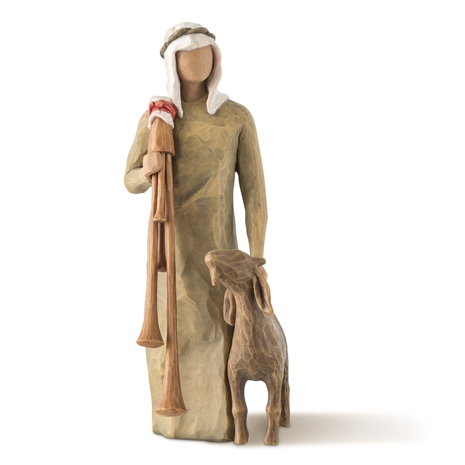 WT - 27183 - Willow Tree Figur 'Zampognaro (Shepherd with bagpipe) - Schafhirte mit Dudelsack 23cm'